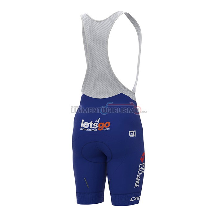 Gilet Antivento Bike Exchange Manica Corta 2022 Blu